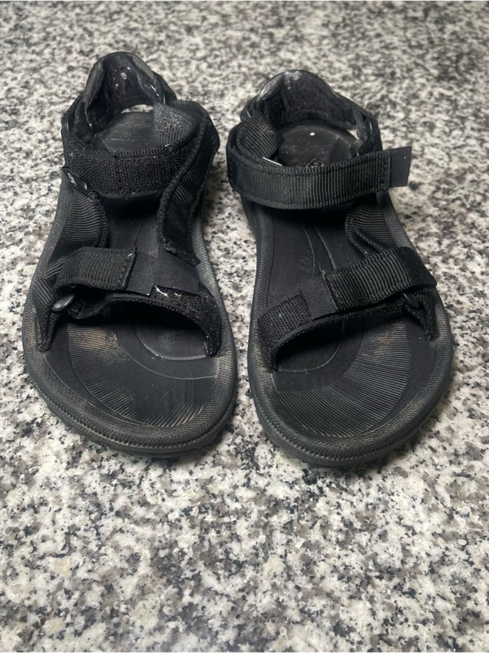 Teva Hurricane Sport Hiking Water Sandals Shoes Women’s 5 Black Outdoor Orthotic